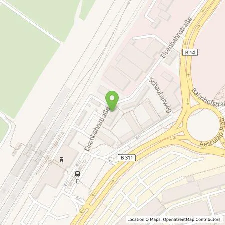 Standortübersicht der Tankstelle badenova AG & Co. KG in 78532 Tuttlingen