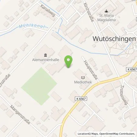 Standortübersicht der Tankstelle badenova AG & Co. KG in 79793 Wutöschingen