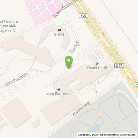 Standortübersicht der Tankstelle team energie GmbH & Co. KG in 24119 Kronshagen