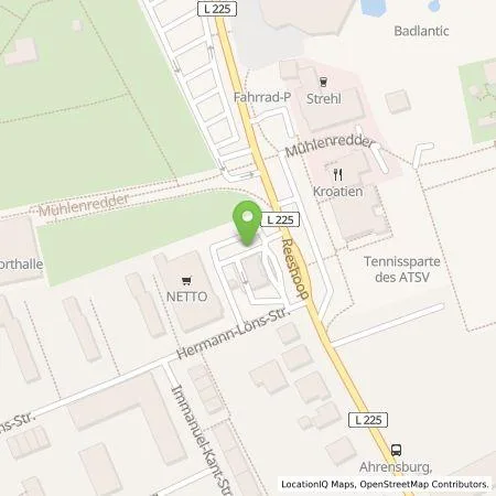 Standortübersicht der Tankstelle Vattenfall Smarter Living GmbH in 22926 Ahrensburg