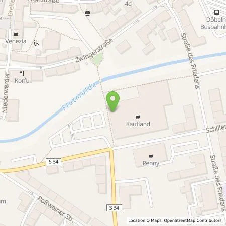 Standortübersicht der Tankstelle Kaufland Dienstleistung GmbH & Co. KG in 04720 Döbeln