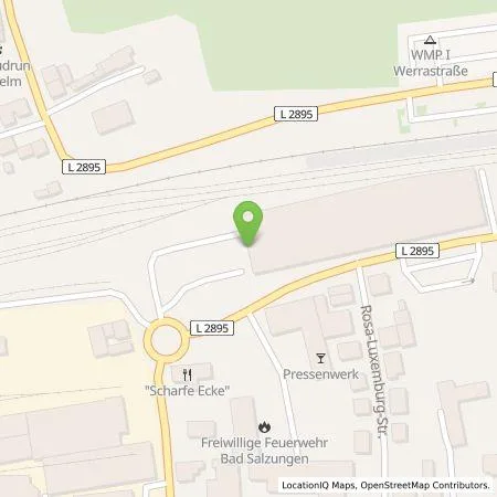 Standortübersicht der Tankstelle Kaufland Dienstleistung GmbH & Co. KG in 36433 Bad Salzungen