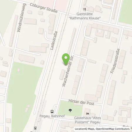 Standortübersicht der Tankstelle Stadtwerke Zeitz GmbH in 04523 Pegau