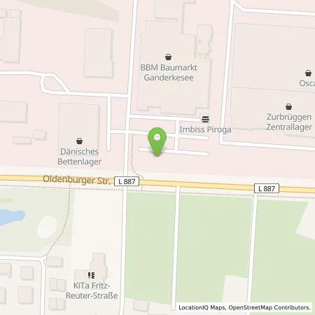 Standortübersicht der Tankstelle EWE Go GmbH in 27777 Ganderkesee