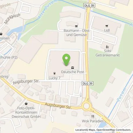 Standortübersicht der Tankstelle EnBW mobility+ AG und Co.KG in 86637 Wertingen