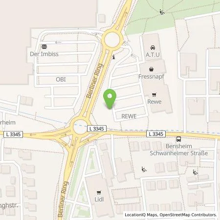 Standortübersicht der Tankstelle Fastned Deutschland GmbH & Co. KG in 64625 Bensheim