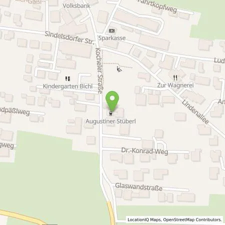 Standortübersicht der Tankstelle Gemeinde Bichl in 83673 Bichl