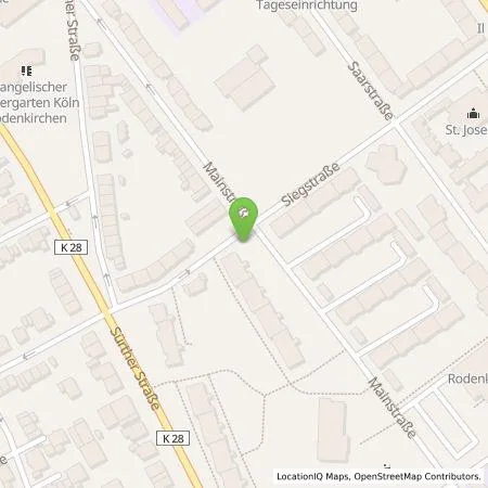 Standortübersicht der Tankstelle TankE GmbH in 50996 Köln