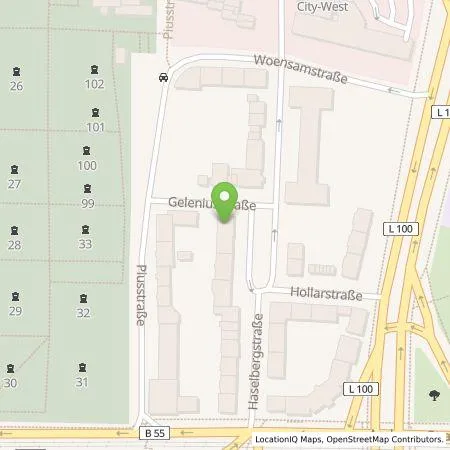 Standortübersicht der Tankstelle TankE GmbH in 50931 Köln