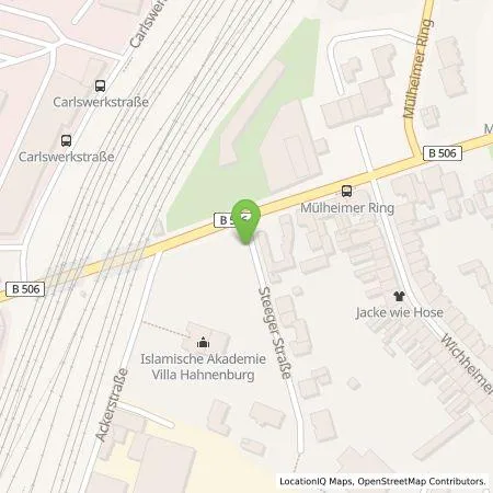 Standortübersicht der Tankstelle TankE GmbH in 51067 Köln