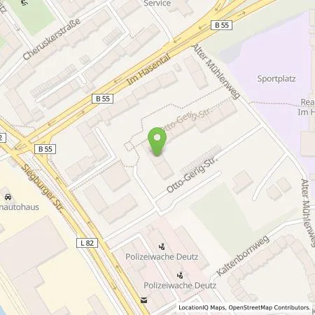 Standortübersicht der Tankstelle TankE GmbH in 50679 Köln