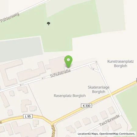 Standortübersicht der Tankstelle Teutoburger Energie Netzwerk eG in 49176 Hilter am Teutoburger Wald