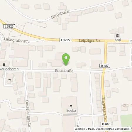 Standortübersicht der Tankstelle EW Eichsfeldgas GmbH in 37235 Hessisch Lichtenau