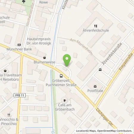 Standortübersicht der Tankstelle Shell Deutschland GmbH in 82194 Groebenzell