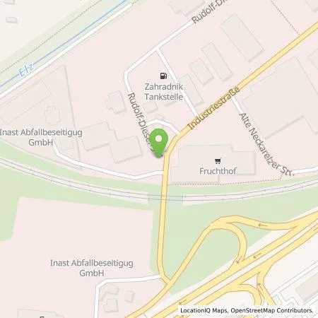 Standortübersicht der Tankstelle HomE of Mobility GmbH in 74821 Mosbach