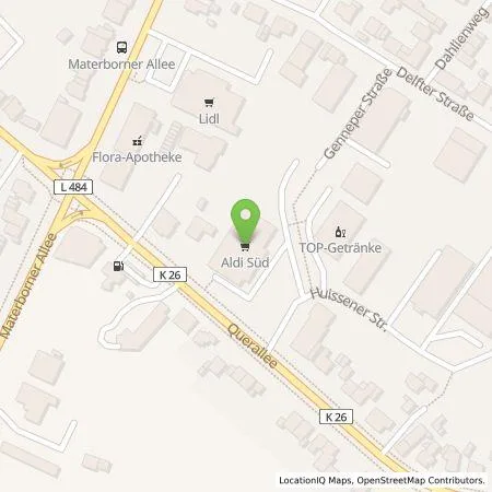 Standortübersicht der Tankstelle ALDI SÜD Immobilienverwaltungs-GmbH & Co. oHG in 47533 Kleve