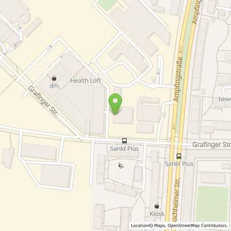 Standortübersicht der Tankstelle Park One GmbH in 81671 München