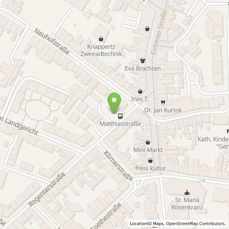 Standortübersicht der Tankstelle NEW Niederrhein Energie und Wasser GmbH in 41061 Mönchengladbach