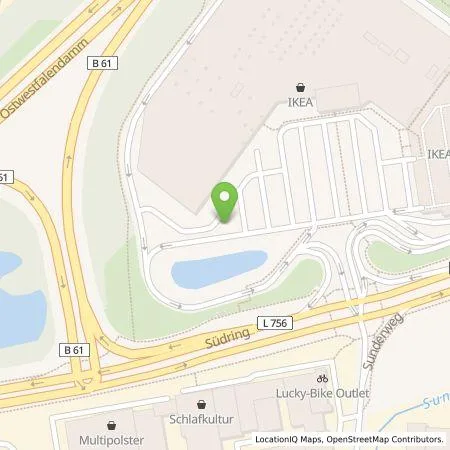 Standortübersicht der Tankstelle Mer Germany GmbH in 33647 Bielefeld