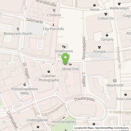 Standortübersicht der Tankstelle E.ON Drive Infrastructure GmbH in 45127 Essen