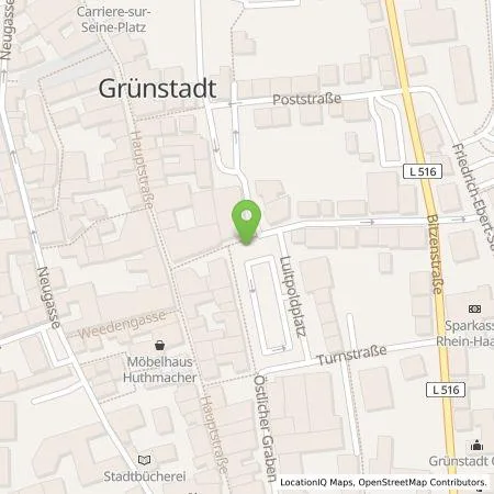 Standortübersicht der Tankstelle Pfalzwerke AG in 67269 Grünstadt