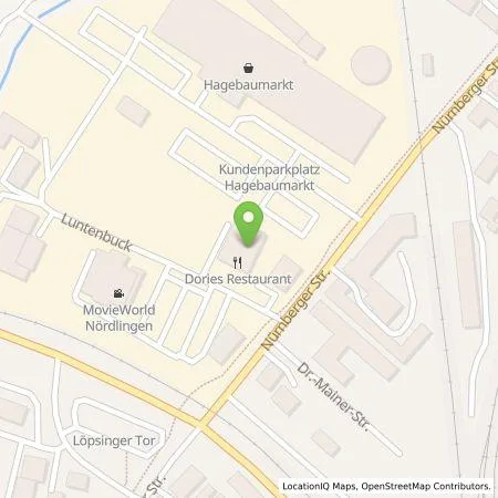 Standortübersicht der Tankstelle Wattif Europe GmbH in 86720 Nördlingen