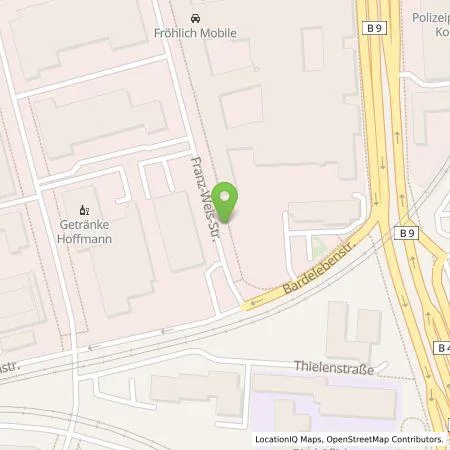 Standortübersicht der Tankstelle Energieversorgung Mittelrhein AG in 56073 Koblenz