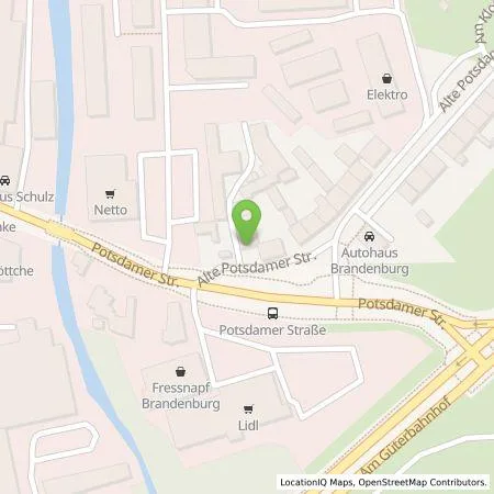 Standortübersicht der Tankstelle Phönix Hausverwaltungs GmbH in 14776 Brandenburg an der Havel