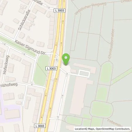 Standortübersicht der Tankstelle Mainova AG in 60320 Frankfurt am Main