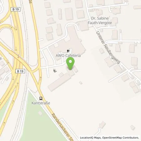 Standortübersicht der Tankstelle Baudekor Leipzig GmbH in 97074 Würzburg