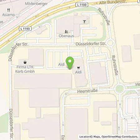 Standortübersicht der Tankstelle ALDI SÜD Immobilienverwaltungs-GmbH & Co. oHG in 71332 Waiblingen