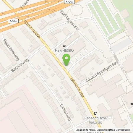 Standortübersicht der Tankstelle eze.network GmbH in 53117 Bonn