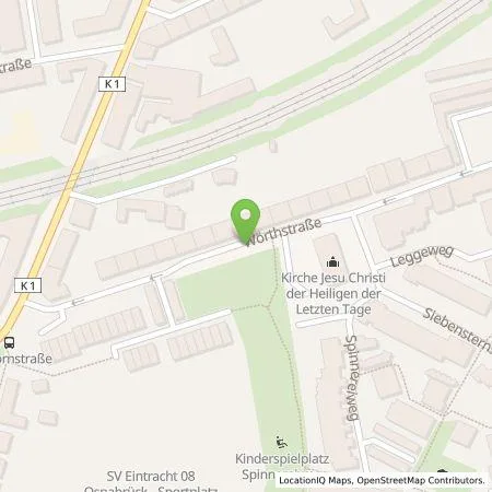 Standortübersicht der Tankstelle Osnabrücker Parkstätten-Betriebsgesellschaft mbH in 49082 Osnabrück