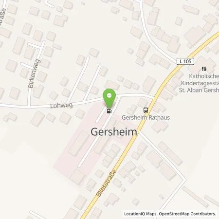 Standortübersicht der Tankstelle Sonnenstrom Saarpfalz OHG in 66453 Gersheim