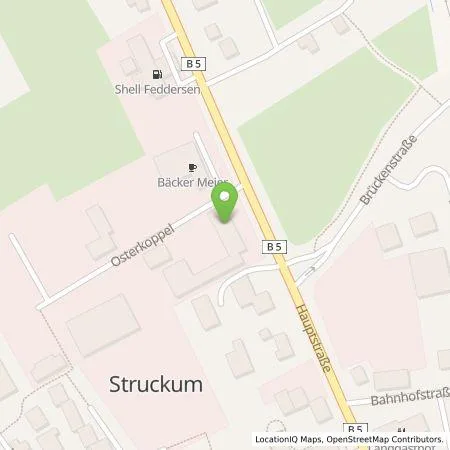 Standortübersicht der Tankstelle S.A.T. Sonnen-& Alternativtechnik GmbH & Co. KG in 25821 Struckum