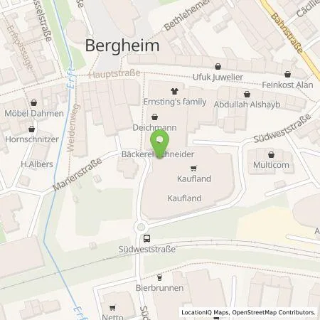 Standortübersicht der Tankstelle Kaufland Dienstleistung GmbH & Co. KG in 50126 Bergheim