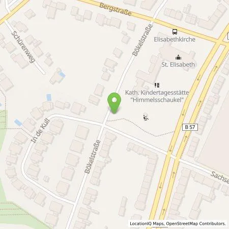 Standortübersicht der Tankstelle NEW Niederrhein Energie und Wasser GmbH in 41063 Mönchengladbach