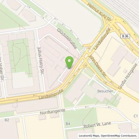 Standortübersicht der Tankstelle MVV Energie AG in 68163 Mannheim