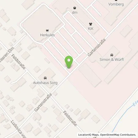 Standortübersicht der Tankstelle TEAG Mobil GmbH in 36381 Schlüchtern