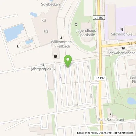 Standortübersicht der Tankstelle Neue Energie Fellbach GmbH in 70734 Fellbach