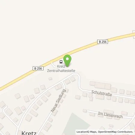 Standortübersicht der Tankstelle Westenergie Metering GmbH in 56630 Kretz