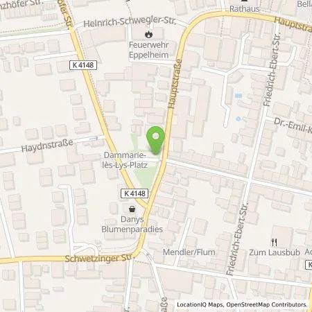 Standortübersicht der Tankstelle Stadtwerke Heidelberg Energie GmbH in 69214 Eppelheim