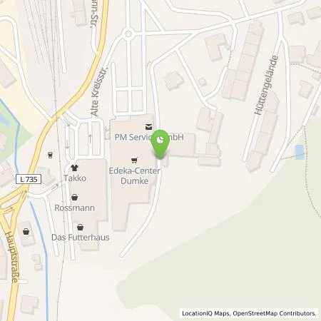 Standortübersicht der Tankstelle Servicewerke Westfalen GmbH & Co. KG in 59581 Warstein