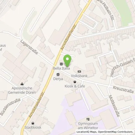 Standortübersicht der Tankstelle e-regio GmbH & Co. KG in 52351 Düren