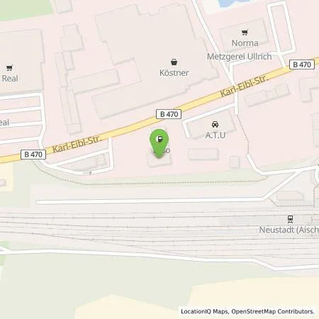 Standortübersicht der Tankstelle EWE Go GmbH in 91413 NEUSTADT