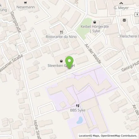 Standortübersicht der Tankstelle Backcharge GmbH in 28857 Syke