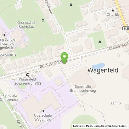 Standortübersicht der Tankstelle Backcharge GmbH in 49419 Wagenfeld