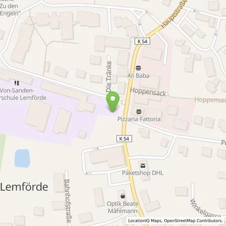 Standortübersicht der Tankstelle Backcharge GmbH in 49448 Lemförde