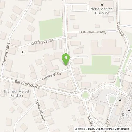 Standortübersicht der Tankstelle Backcharge GmbH in 49356 Diepholz