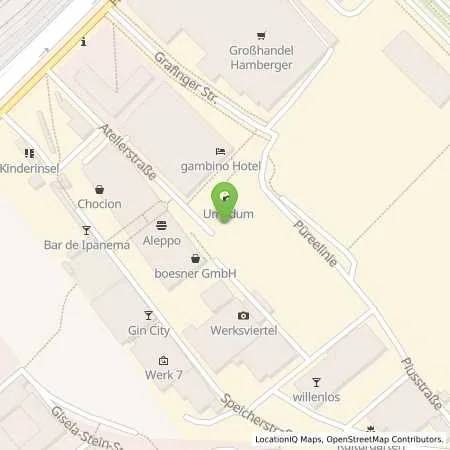 Standortübersicht der Tankstelle eeMobility GmbH in 81671 München